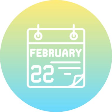 22 Şubat Stili Düz Kullanıcı Arayüzü Özelliği