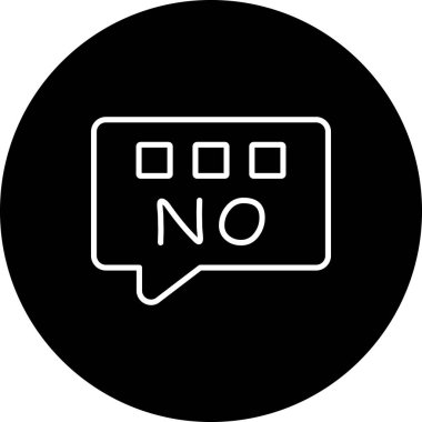 Sohbet Simgesi vektör çizimi tasarımı