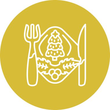 Tatil Yemeği Şık Modern Yaratıcı Sanat Düzenlemesi