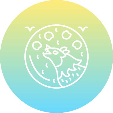 Kurt adam simgesi, vektör çizimi tasarımı