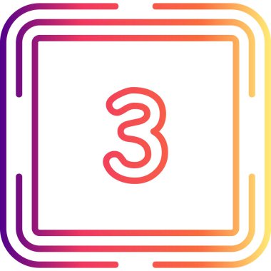 Üç Web simgesi vektör illüstrasyonu sayılıyor