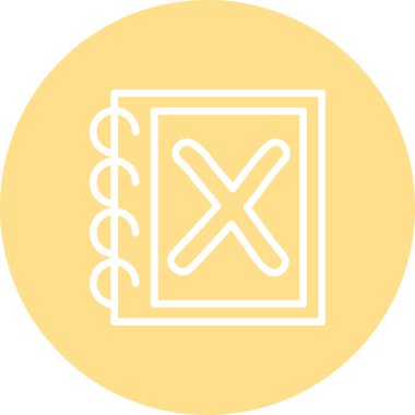 Büyük Harf X Web simgesi vektör illüstrasyonu