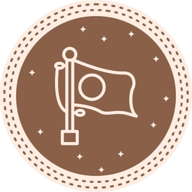 Palau 'nun ulusal bayrağı, simge tasarımı ögesi