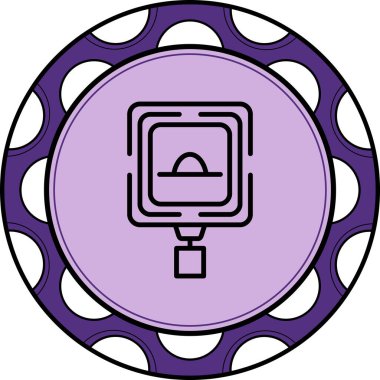 Hız Hump web simgesi vektör illüstrasyonu