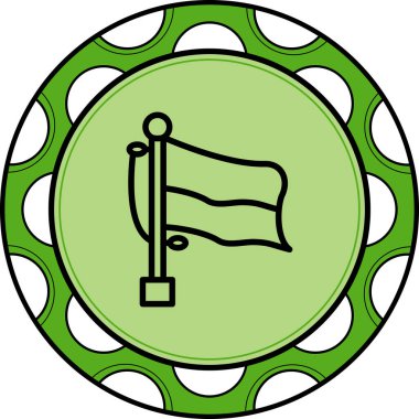 national flag of Ukraine, icon design element