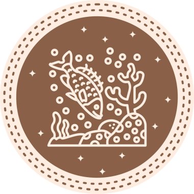 Bream web simgesi vektör illüstrasyonu