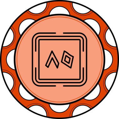 Seksen Web simgesi vektör illüstrasyonu sayılıyor