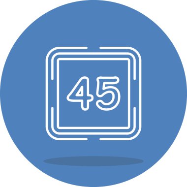 Kırk beş web simgesi vektör illüstrasyonu