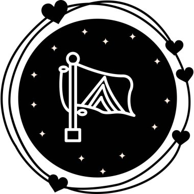 St Lucia 'nın ulusal bayrağı, simge tasarımı ögesi