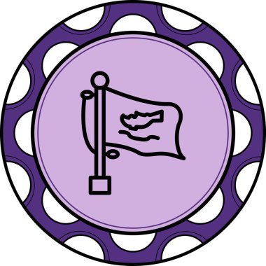 Kıbrıs ikonunun ulusal bayrağı, tasarım unsuru