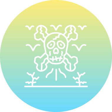 Tehlike İşareti Dengeli Özel Düz Vektör Düzeni