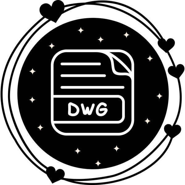 DWG File Sophisticated Minimal Interface Design Element