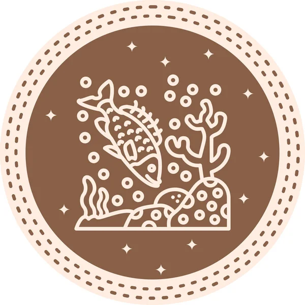 Bream web simgesi vektör illüstrasyonu