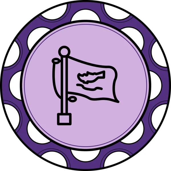 Kıbrıs ikonunun ulusal bayrağı, tasarım unsuru