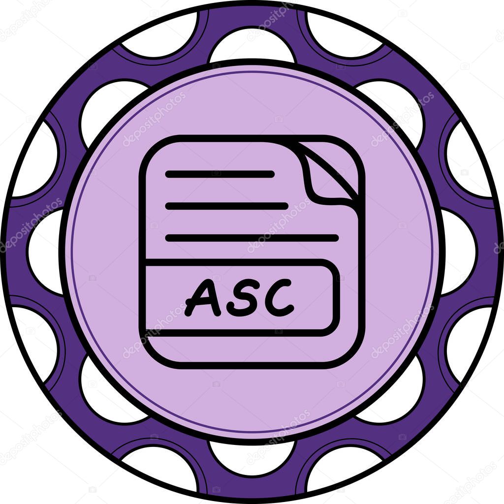 ASC File Stylish Flat User Interface Feature