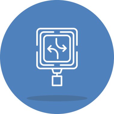 İki Yönlü Sola Gelişmiş Yaratıcı Arayüz Grafik ŞekliName