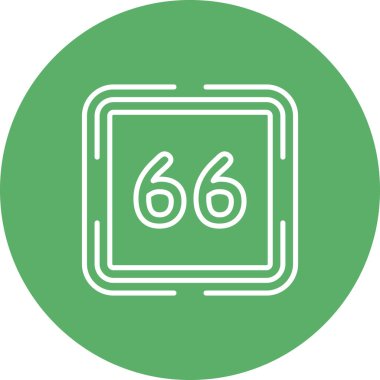 Altmış altı web simgesi vektör illüstrasyonu