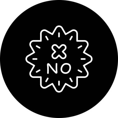 Konuşma balonu çizgisi simgesi, metin basit illüstrasyonlu web etiketi