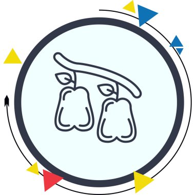 Gül Elması Entellektüel Temiz Ürün Grafik Şekli