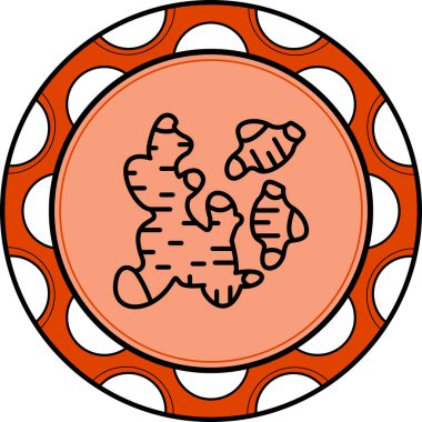 Ginger Eşsiz Soyut Damgalama Grafik ŞekliName