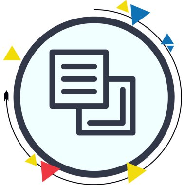 Web simgesi vektör illüstrasyonunu kopyala