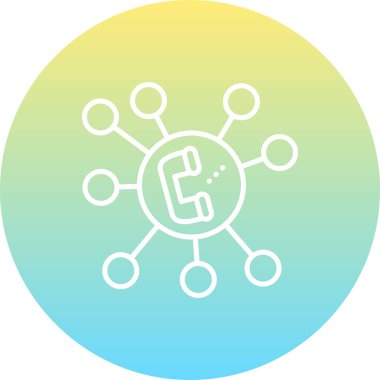 Ağ simgesi vektör illüstrasyon tasarımı