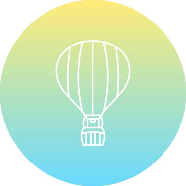 Sıcak Hava Balonu Modern Dijital Grafik Özelliği