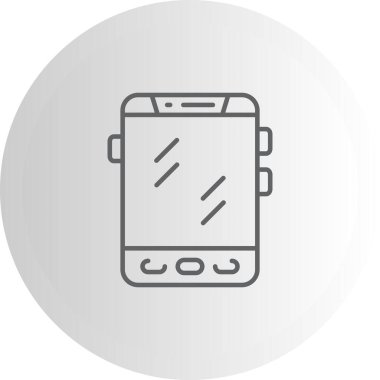 akıllı telefon simgesi, vektör illüstrasyonu basit tasarım illüstrasyonu