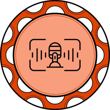 Ses Tanıma Ağı vektör çizimi