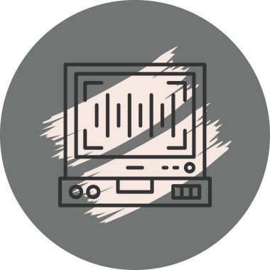 Barkod vektör resimleme modern tasarım