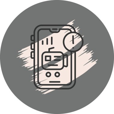 Video Çağrısı Anımsatıcı Özel Vektör Tasarım Varlığı