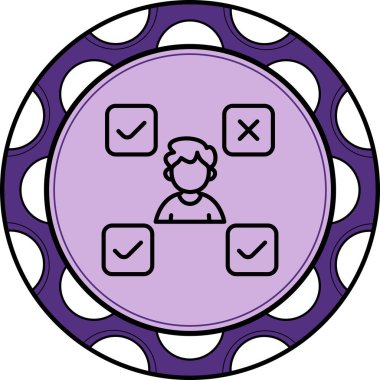 Pazarlama simgesi vektör illüstrasyon tasarımı