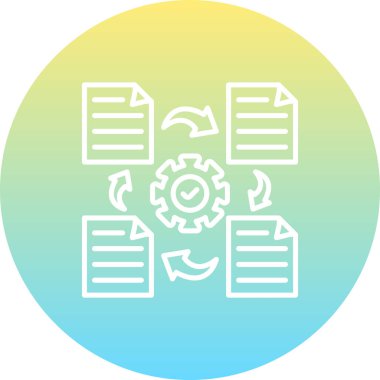 veri simgesi vektör illüstrasyon tasarımı