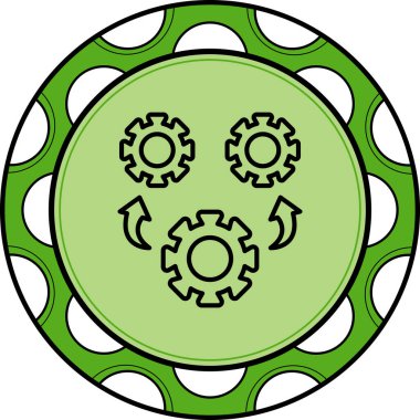 Geliştirme web simgesi, basit vektör tasarımı