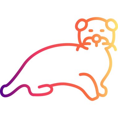 Susamuru simgesi vektör çizimi