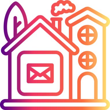 e- posta simgesi vektör illüstrasyon tasarımı