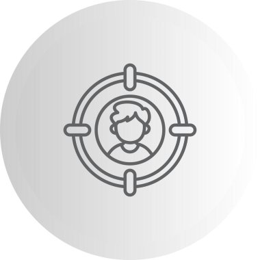 hedef web simge vektör çizim