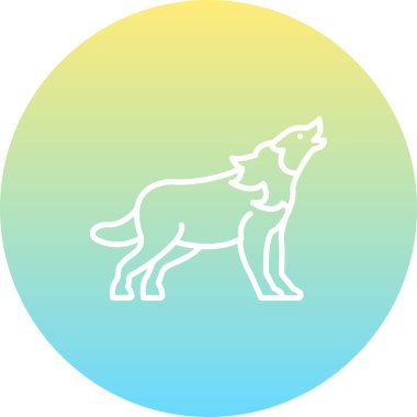 Kurt simgesi vektör illüstrasyon tasarımı