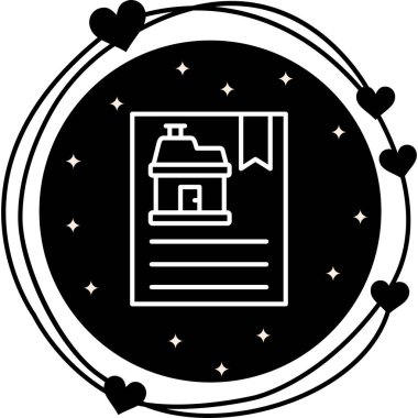 Sertifika Satırı Simgesi, Beyaz Arkaplanda Basit Resimler 