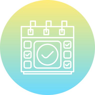 Yüksek Çözünürlüklü Düz Tasarım Sembolü Rezervasyon