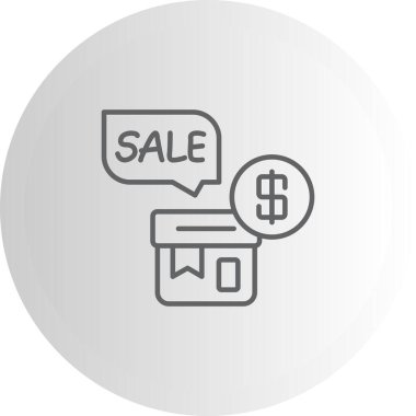 satış simgesi vektör illüstrasyon tasarımı