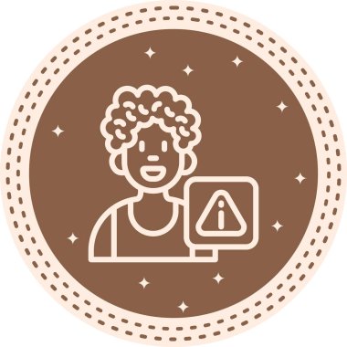 Hata web simgesi vektör illüstrasyonu