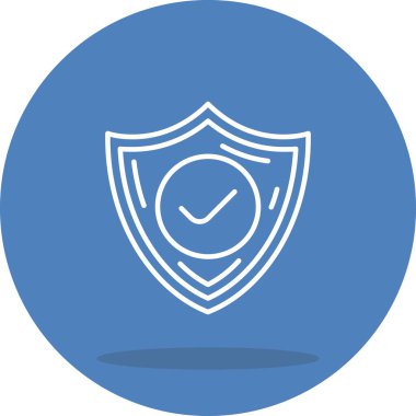 Kalkan Eşsiz Düz Dijital Tasarım Nesnesi