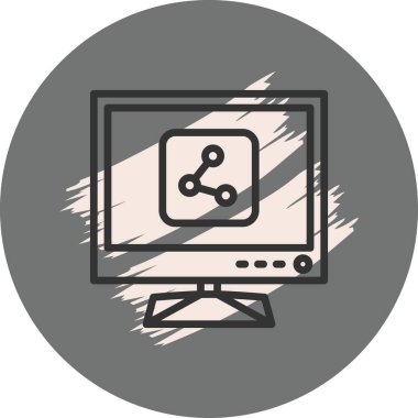 Web simge vektör çizim paylaşmak