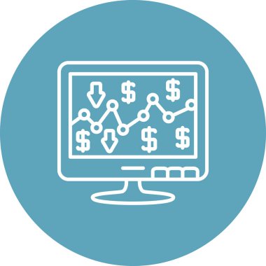 Pazarlama simgesi vektör illüstrasyon tasarımı