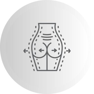 Genişleme Cerrahisi Eşsiz Yenilikçi Dijital Grafik Sembolü