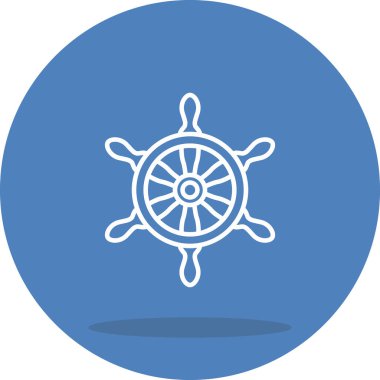 Dharma Tekerleği Premium Temiz Dijital Sanat Düzeni