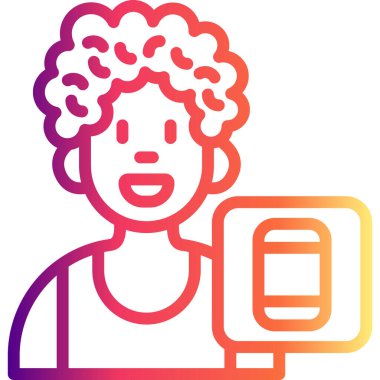 Kullanıcı Akıllı Telefon Simgesi, Basit Resim