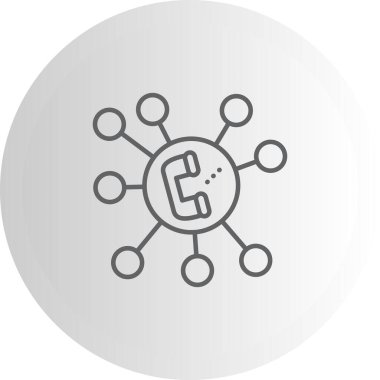 Ağ simgesi vektör illüstrasyon tasarımı