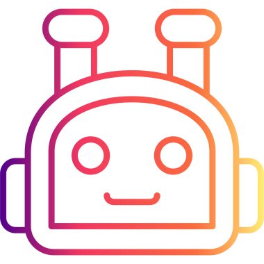 Bot Yüksek Kaliteli Ölçeklenebilir Vektör İllüstrasyonu